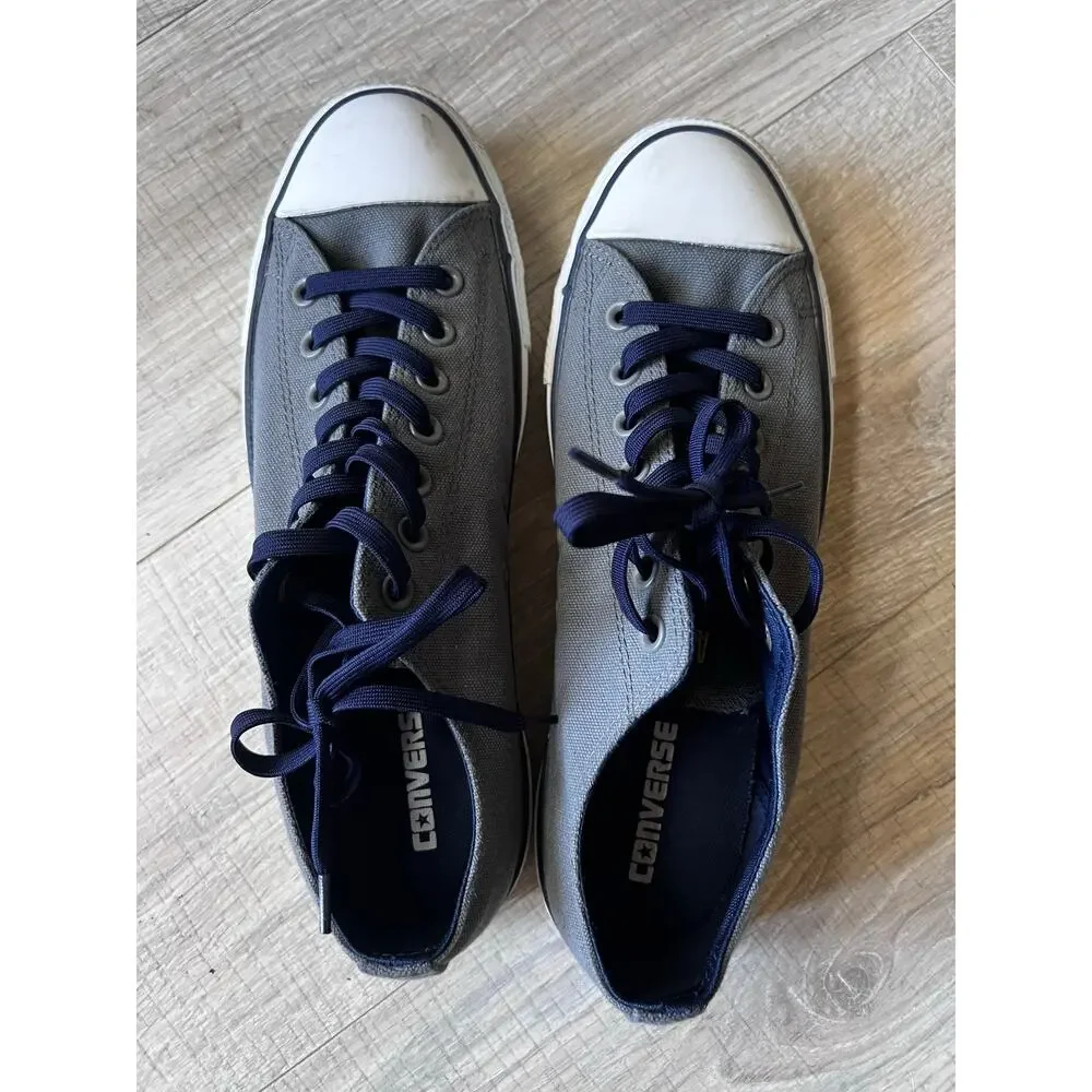 Men’s converse sneakers grey size 10.5
